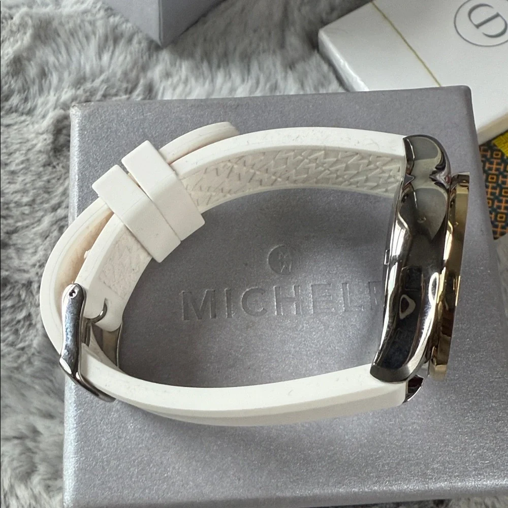 Michele Silver and Gold Watch